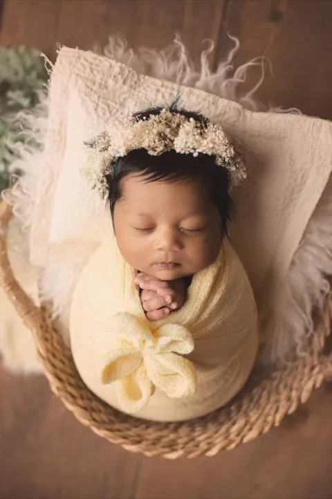 newborn potato sack pose