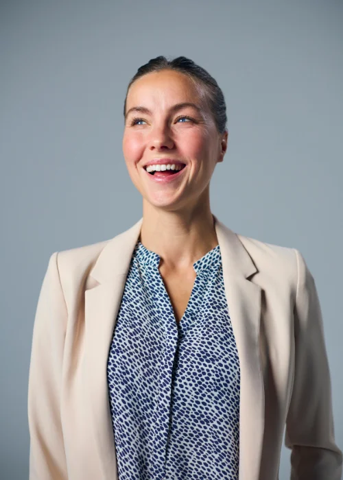 Smiling Sideways Headshot Poses