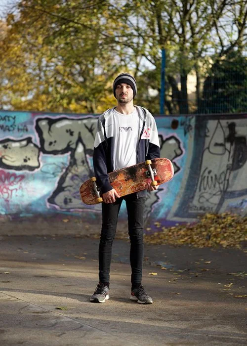 portrait of a skateboarder
