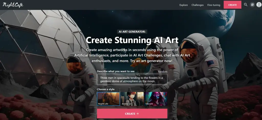 Nightcafe best alternative to midjourney