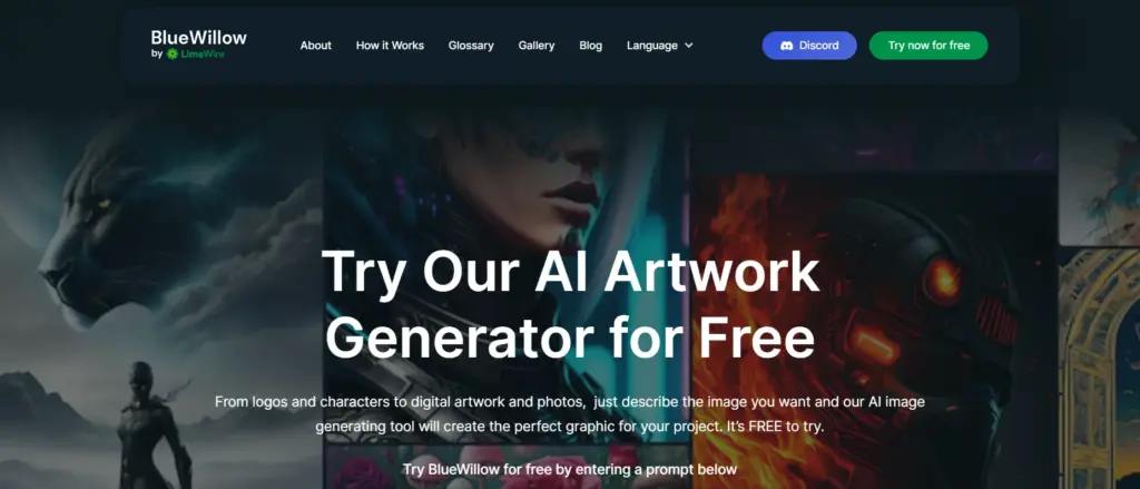 Blue Willow | midjourney alternatives