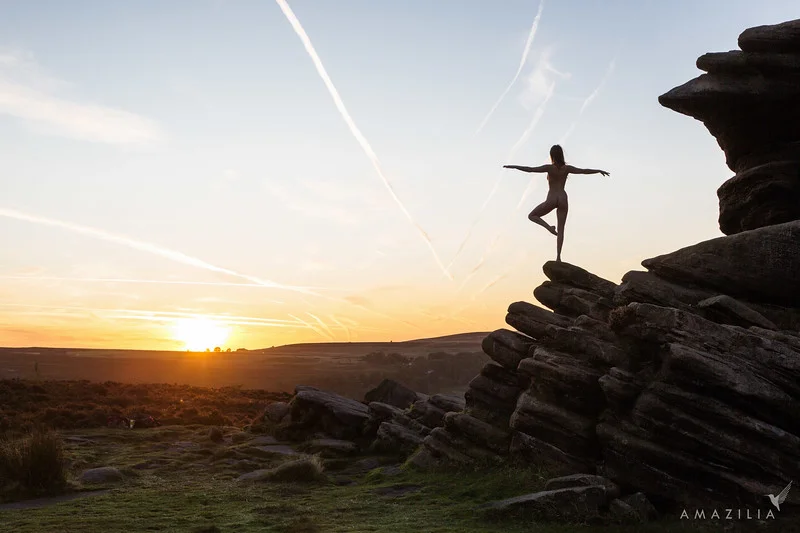 sunset nude photography