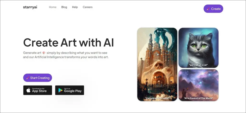 Starry.ai | midjourney alternatives