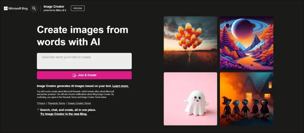 Bing Image Creator | midjourney alternatives