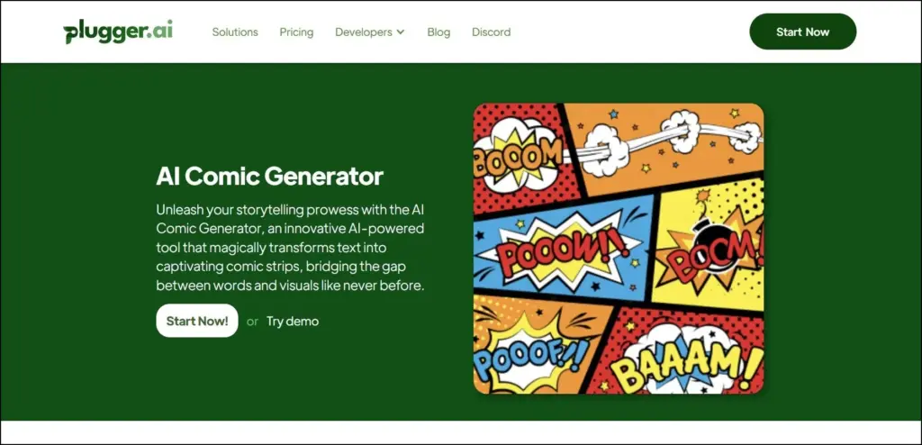 Pluggerai : comic generator