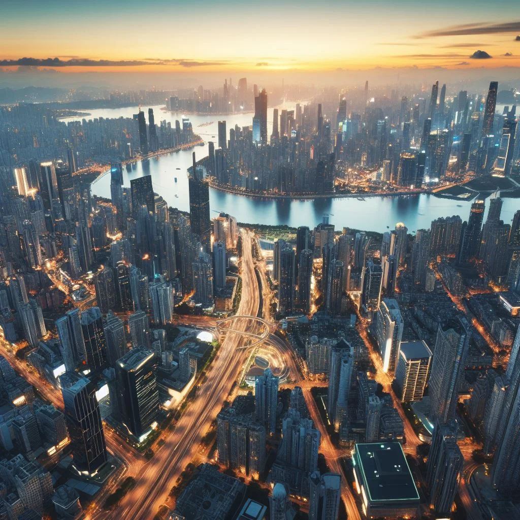 The top angle creative photography