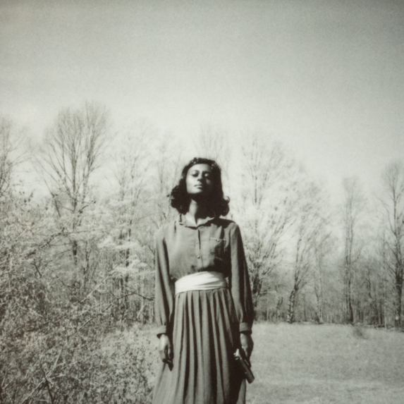 black and white portrait