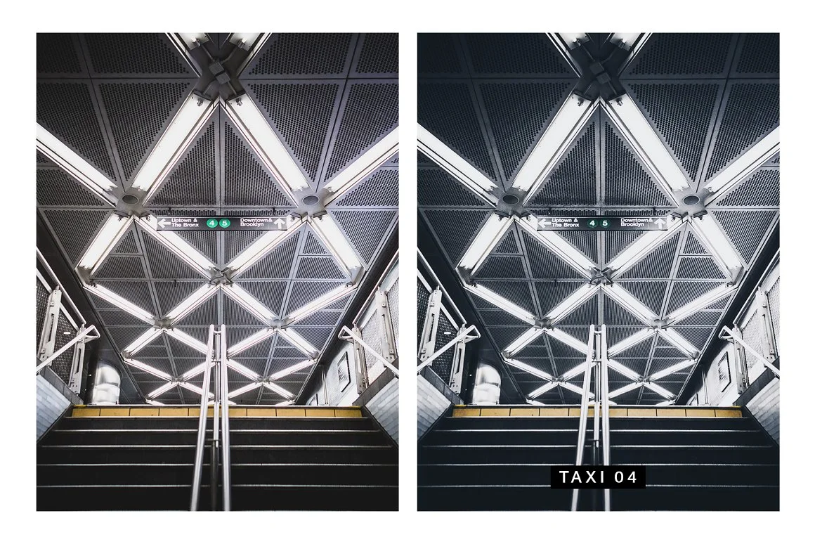 before after results with new york lightroom presets