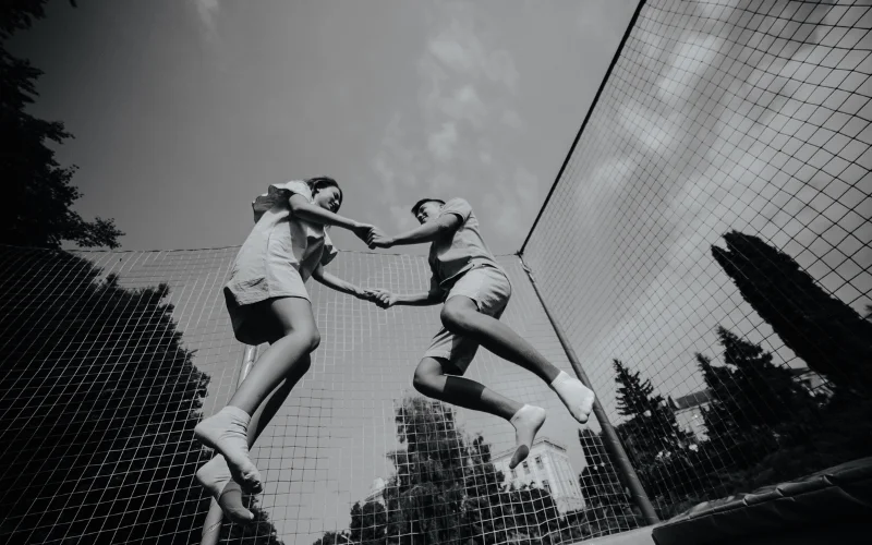 candid photo poses
- couple jumping on a trampoline candid picture poses