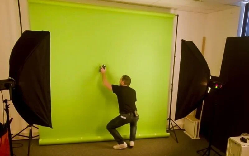 green screen backdrop