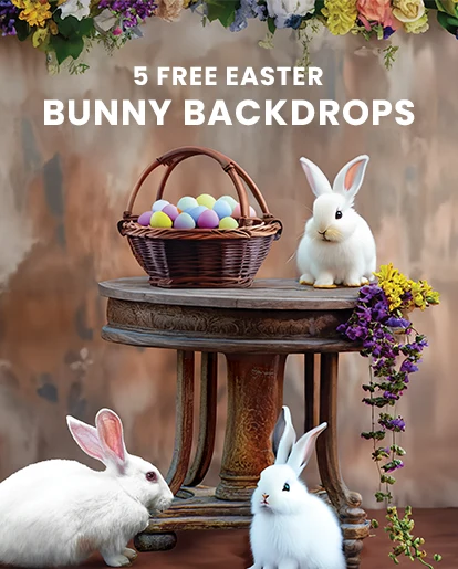 easter bunny backgrounds - free photography resources, photography freebies