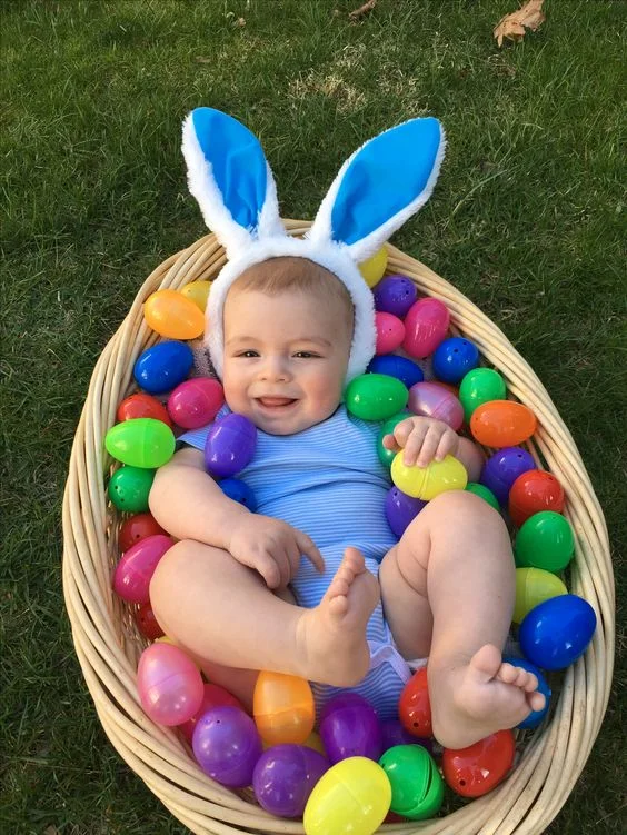 easter egg photoshoot