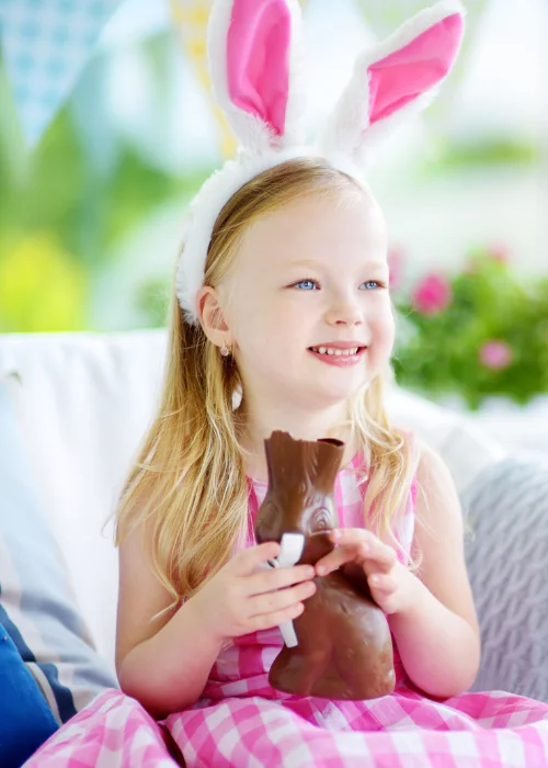 easter photo for kids