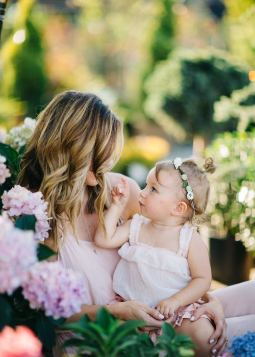 mommy & me spring photoshoot