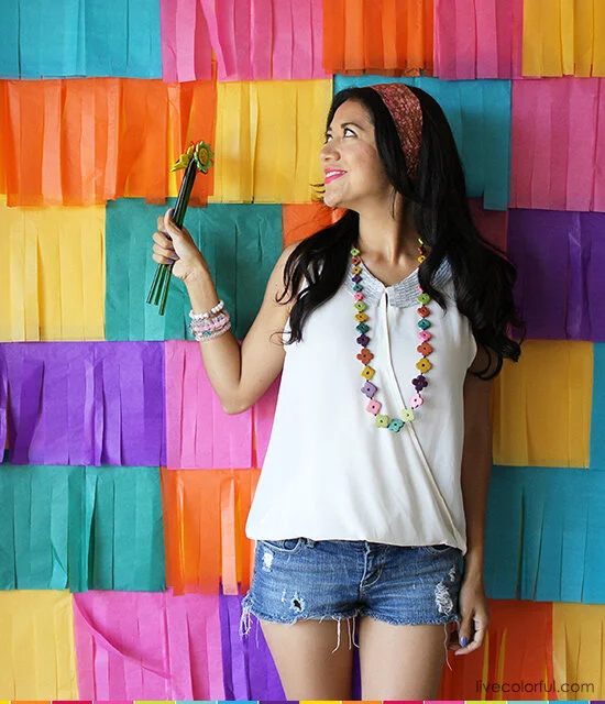 Colored Paper Backdrop