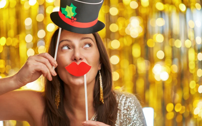 St Patrick's day photography kissing booth