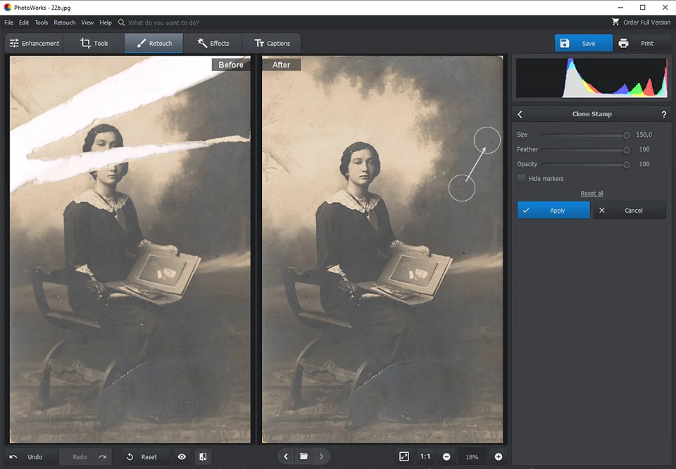 PhotoWorks Photo Restoration Software | best photo restoration app