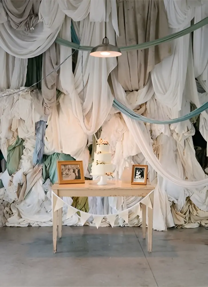 Fabric Drape Background