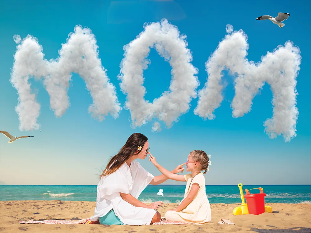 Mom digital background