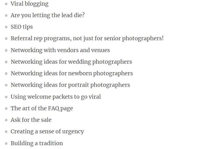 contents of this ebook