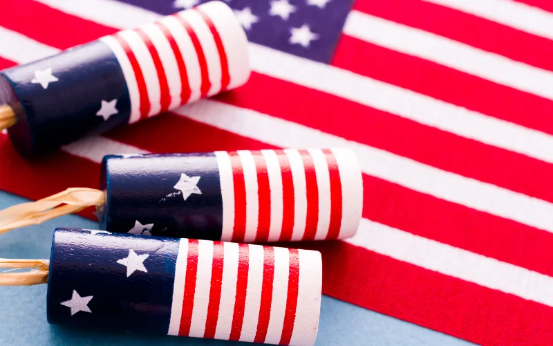 4th of July games photoshoot