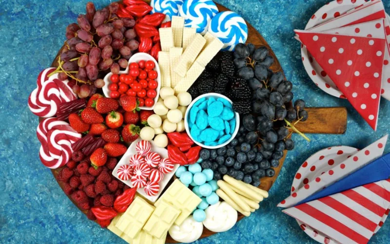 independence-themed food