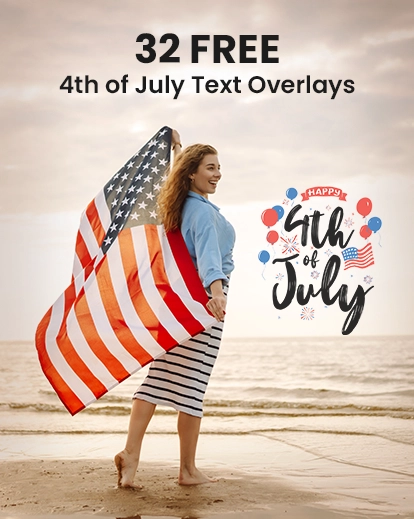 4th of july overlay photography freebies
