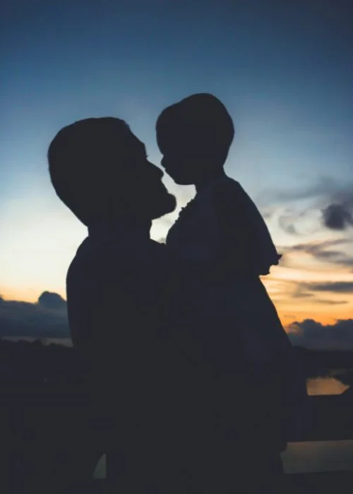 silhouette images for fathers day photoshoot