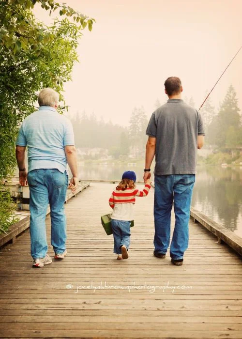 generational fathers day photo shoot