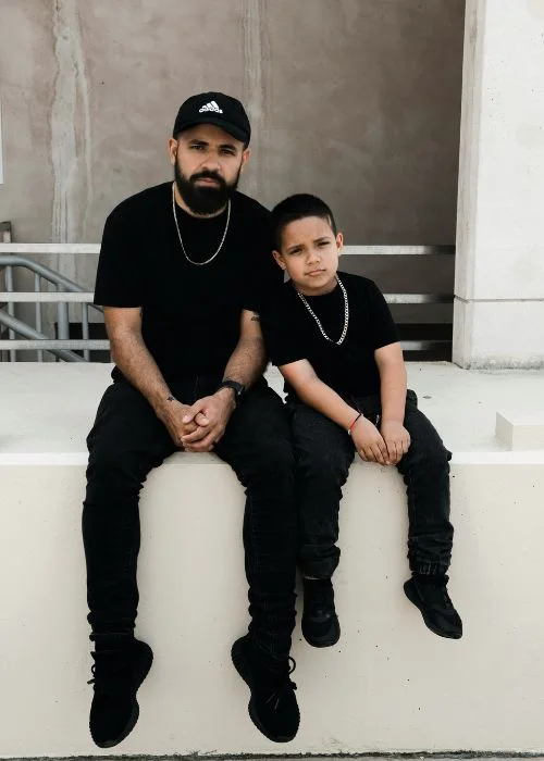 match outfits with your dad