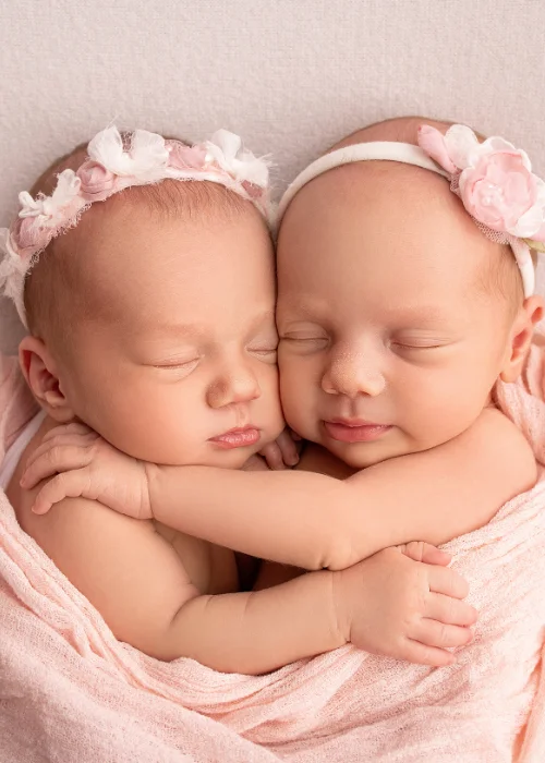 newborn twin photo poses