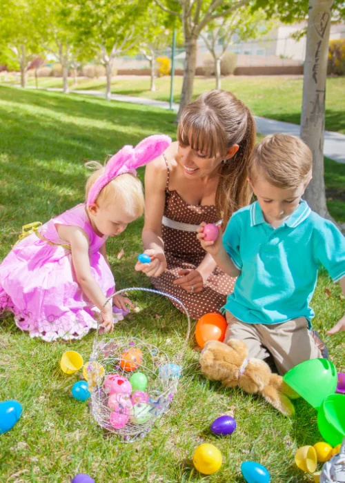 easter egg hunt photo