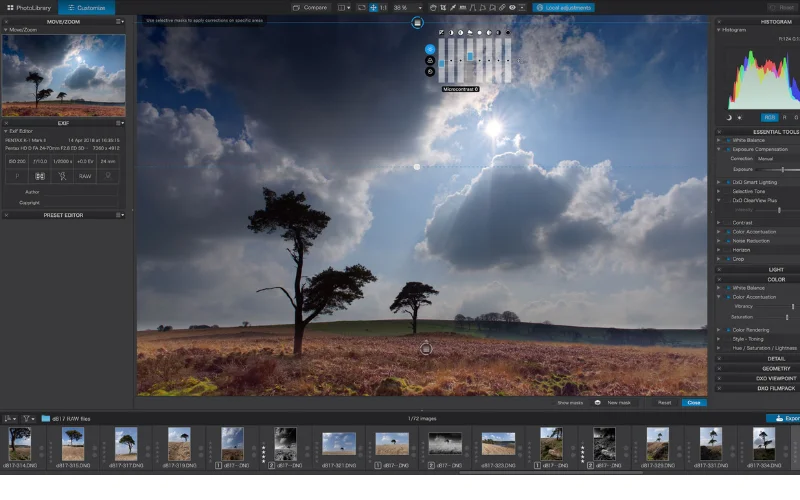 photolab preview of editing