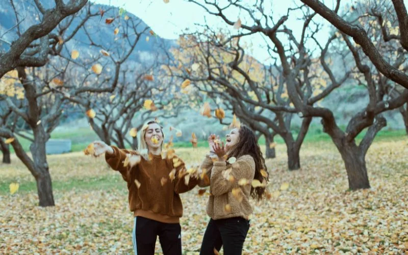 photo of girls in the wild