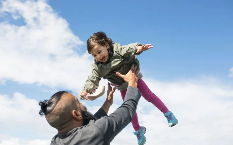cute father daughter photography poses