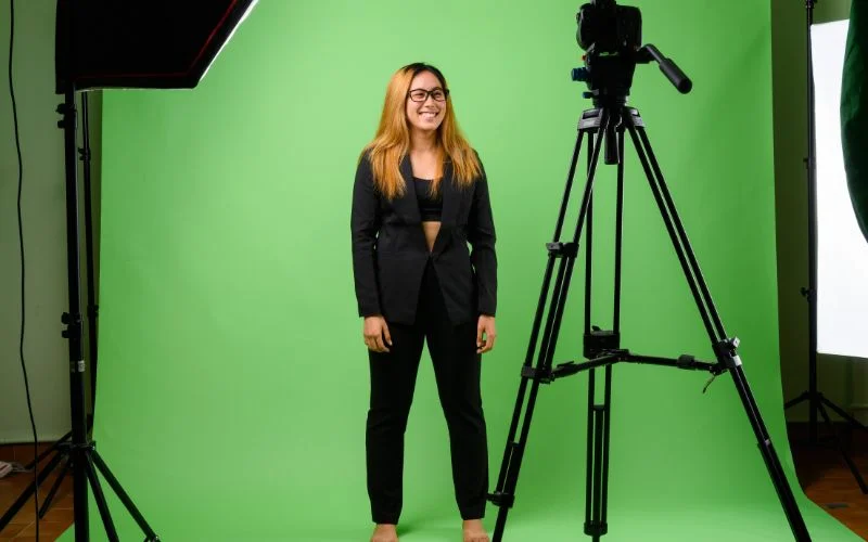 illustration of green screen photography