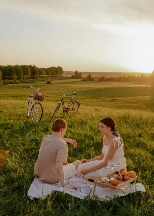outdoor shoot of a couple