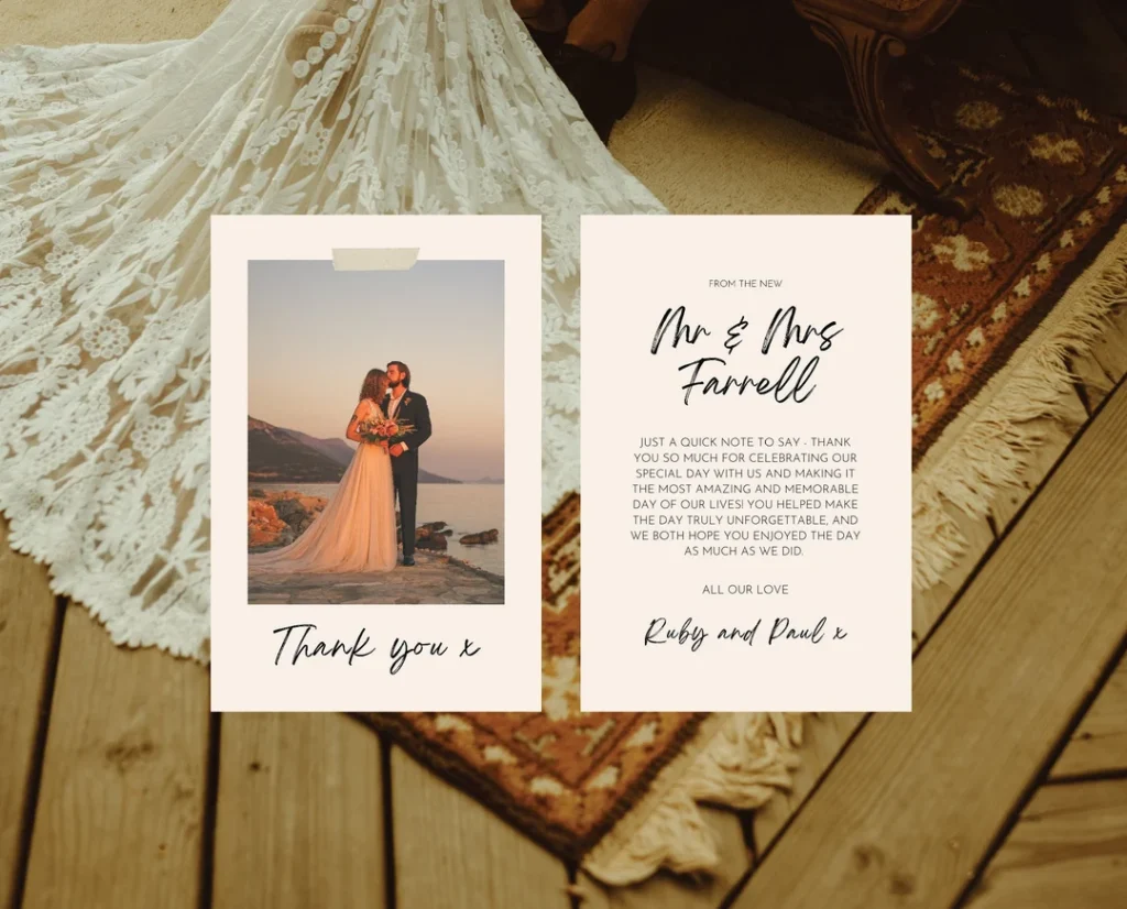 instant photographs with Notes or Messages