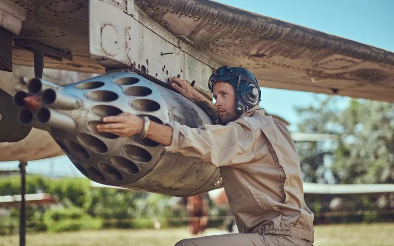 workers in action for labor day photoshoot