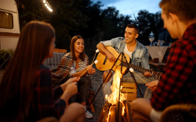 labor day party ideas - bonfire