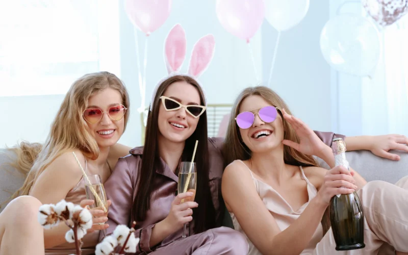 fancy sleepover with girls