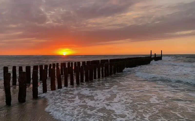 sunset retouching, sunset enhancing in Luminar, adding sunrays in luminar