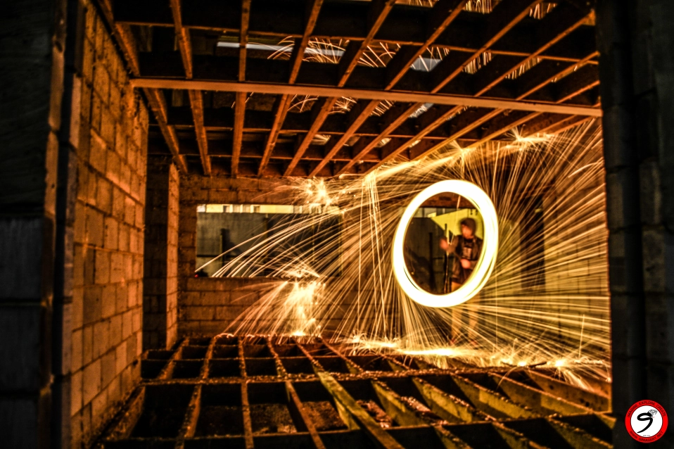 Spectacular and eye-catching steel wool image