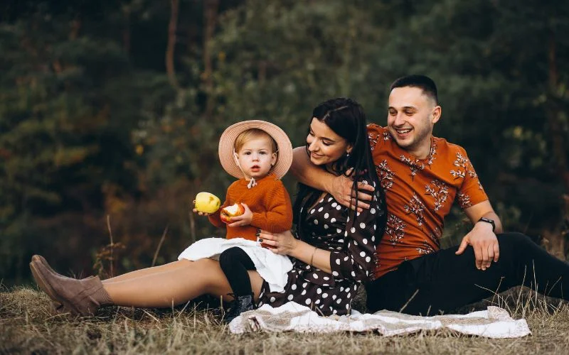 thanksgiving family photoshoot