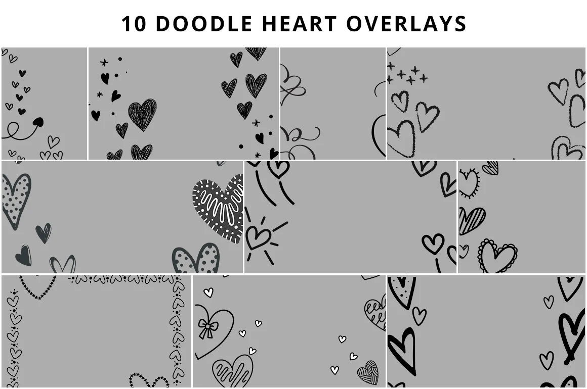 doodle hearts