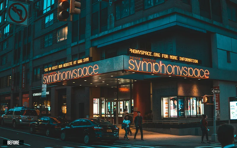 before: Red Bokeh Overlay