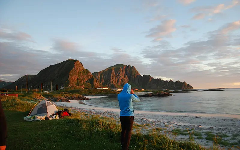 camping before effect