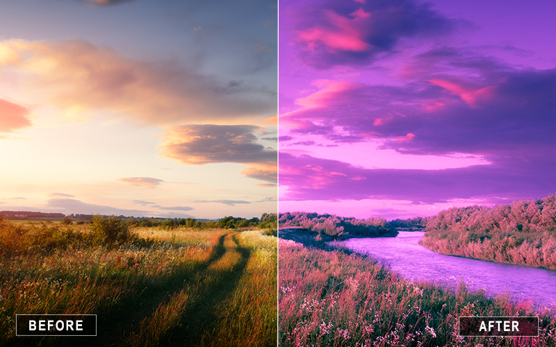 Canyon sunset presets, Canyon tones for Photos,