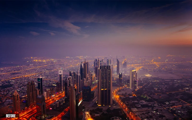 City Sky Camera Raw Presets-before, Sky Presets For Camera Raw