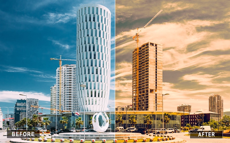 City Monotone Camera Raw Presets